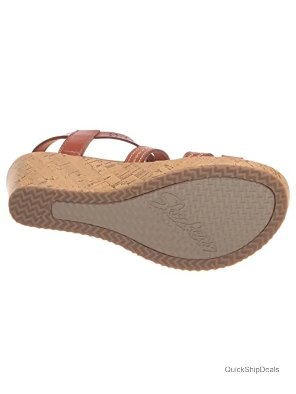 Laser-Cut Faux Leather Wedge Sandals with Luxe Foam Cushioned Footbed